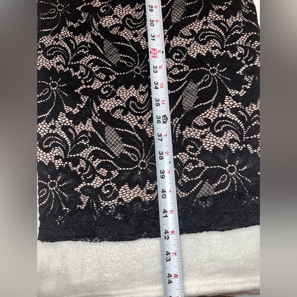 Akira Black & cream Lace Midi Dress - Picture 12 of 15